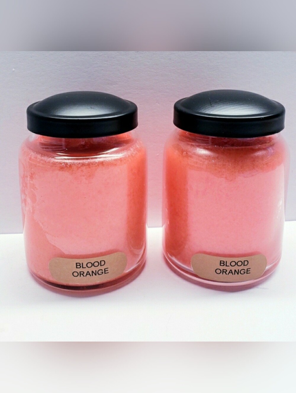 BLOOD ORANGE -A Cheerful Giver Baby Jar Single Wick Candle, 6 oz (2 pcs)